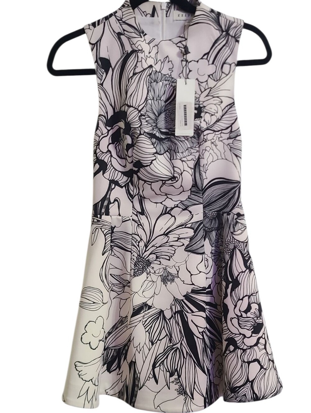 NWT Keepsake the Label Best of Me Mini Dress Sketch Print XS
